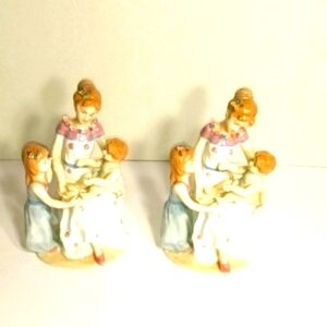 Mallorca Set Of 2 Vintage Elegant Classic Porcelain Figurines with Child…